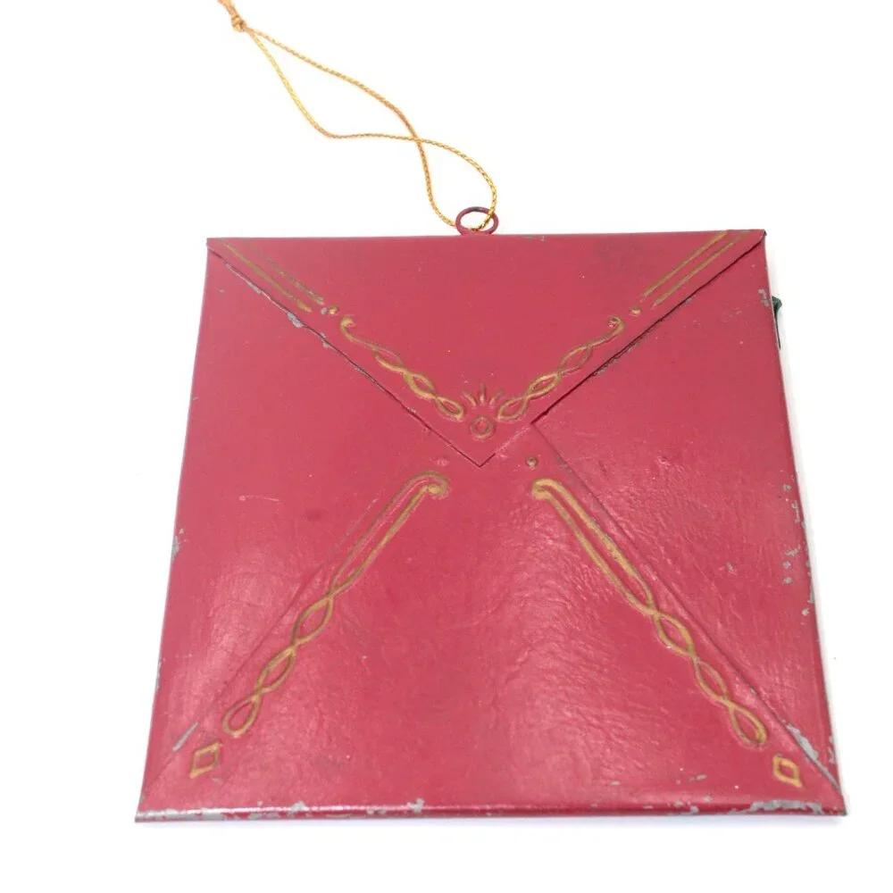 Vintage Metal Letter to Santa North Pole Envelope 4